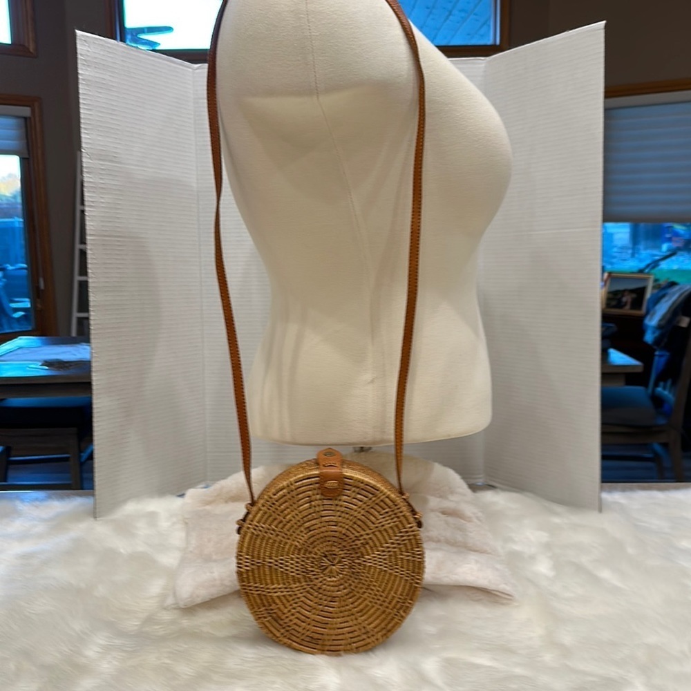 EUC Amerii Handwoven Rattan Bag